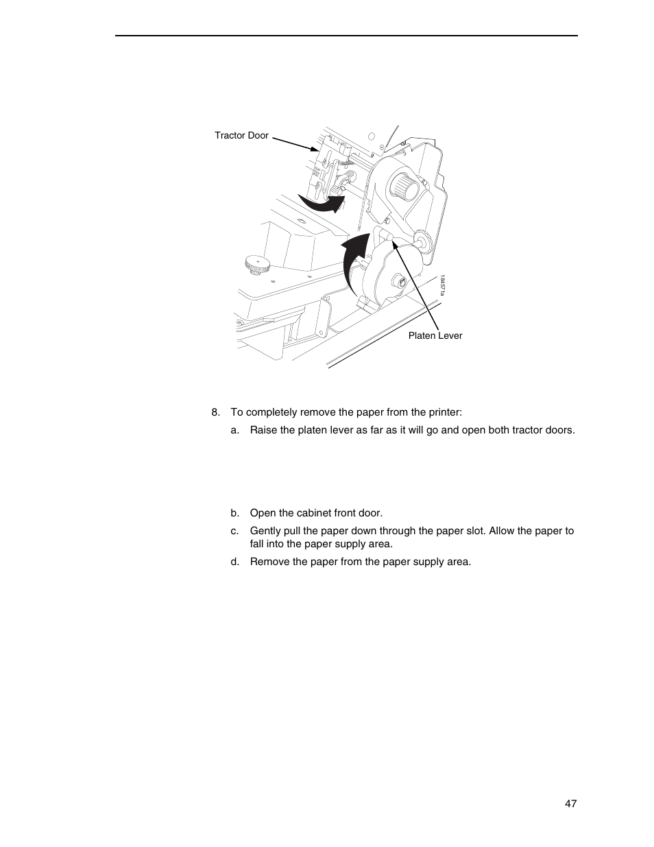 Caution | Printronix P8000 Series Cartridge Ribbon Printer User Manual | Page 47 / 414