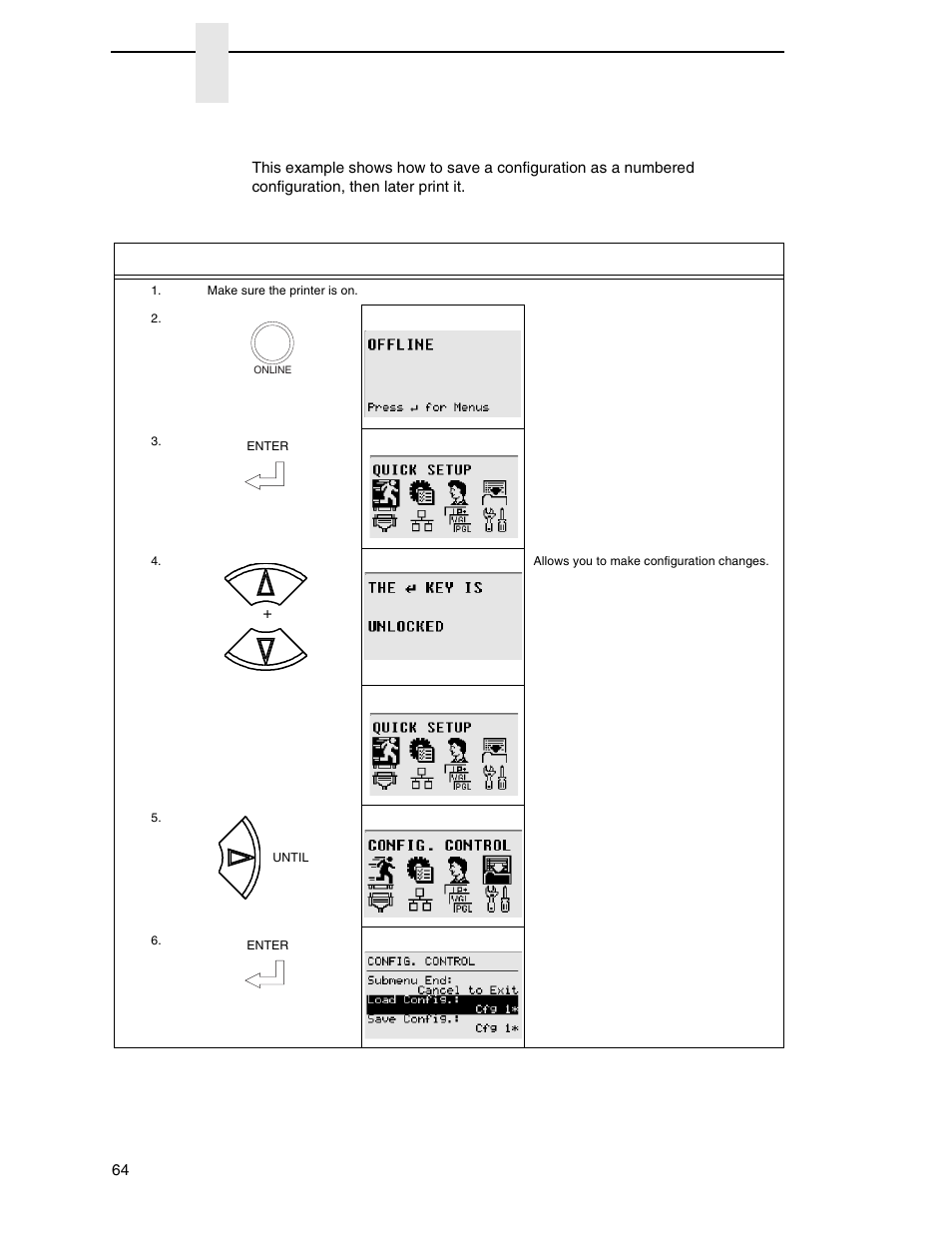 Chapter 4, Example 1 | Printronix P8000 Series Cartridge Ribbon Printer User Manual | Page 64 / 414