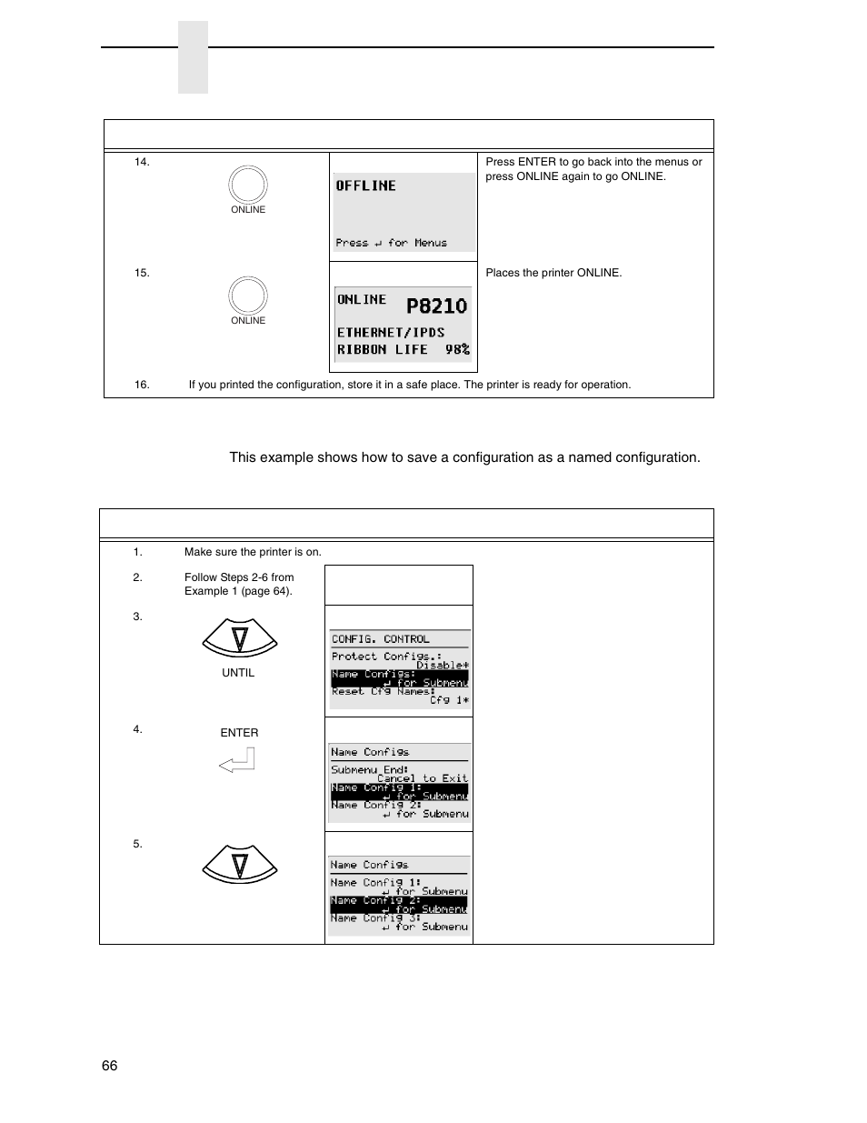 Chapter 4, Example 2 | Printronix P8000 Series Cartridge Ribbon Printer User Manual | Page 66 / 414