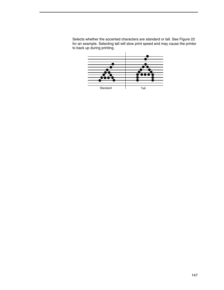 Accented char | Printronix N7000 H-Series Cartridge Ribbon Printer User Manual | Page 147 / 292