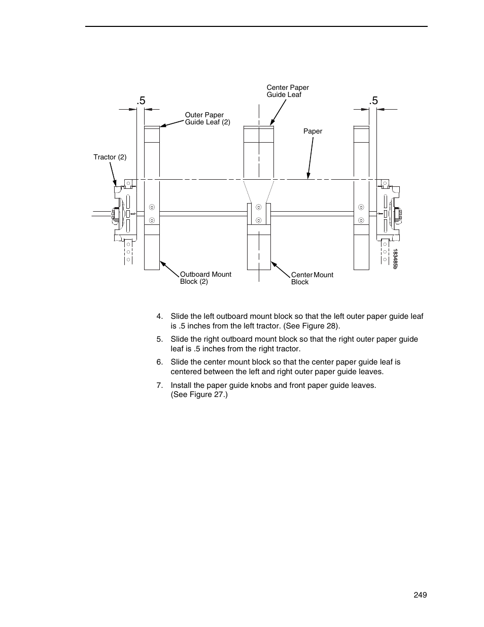 Printronix N7000 H-Series Cartridge Ribbon Printer User Manual | Page 249 / 292