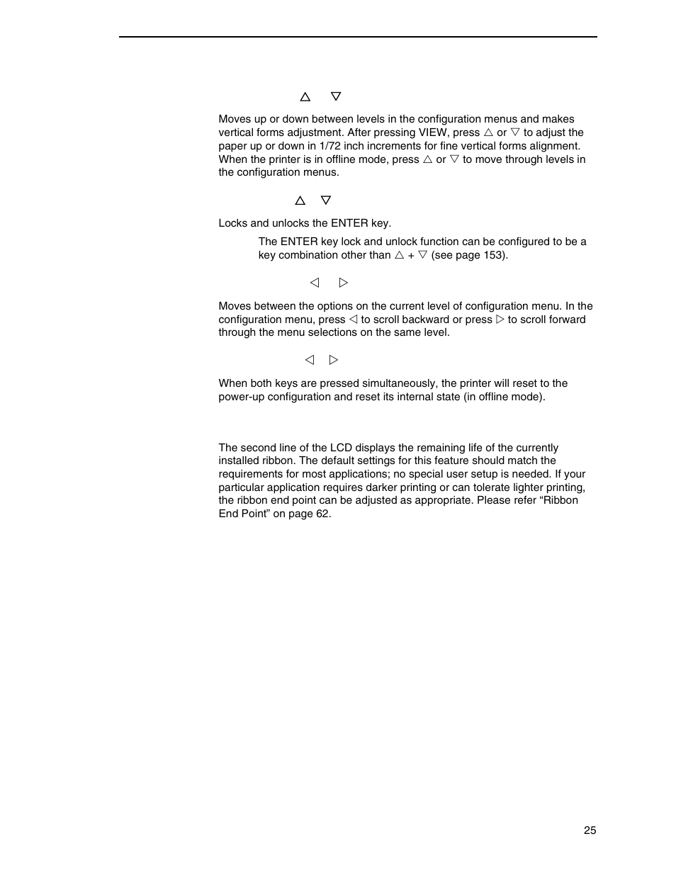 Printronix N7000 H-Series Cartridge Ribbon Printer User Manual | Page 25 / 292