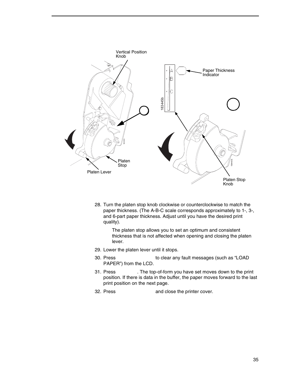 Printronix N7000 H-Series Cartridge Ribbon Printer User Manual | Page 35 / 292
