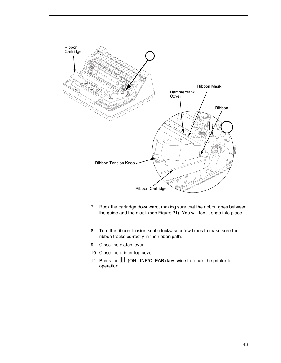 Caution | Printronix N7000 H-Series Cartridge Ribbon Printer User Manual | Page 43 / 292
