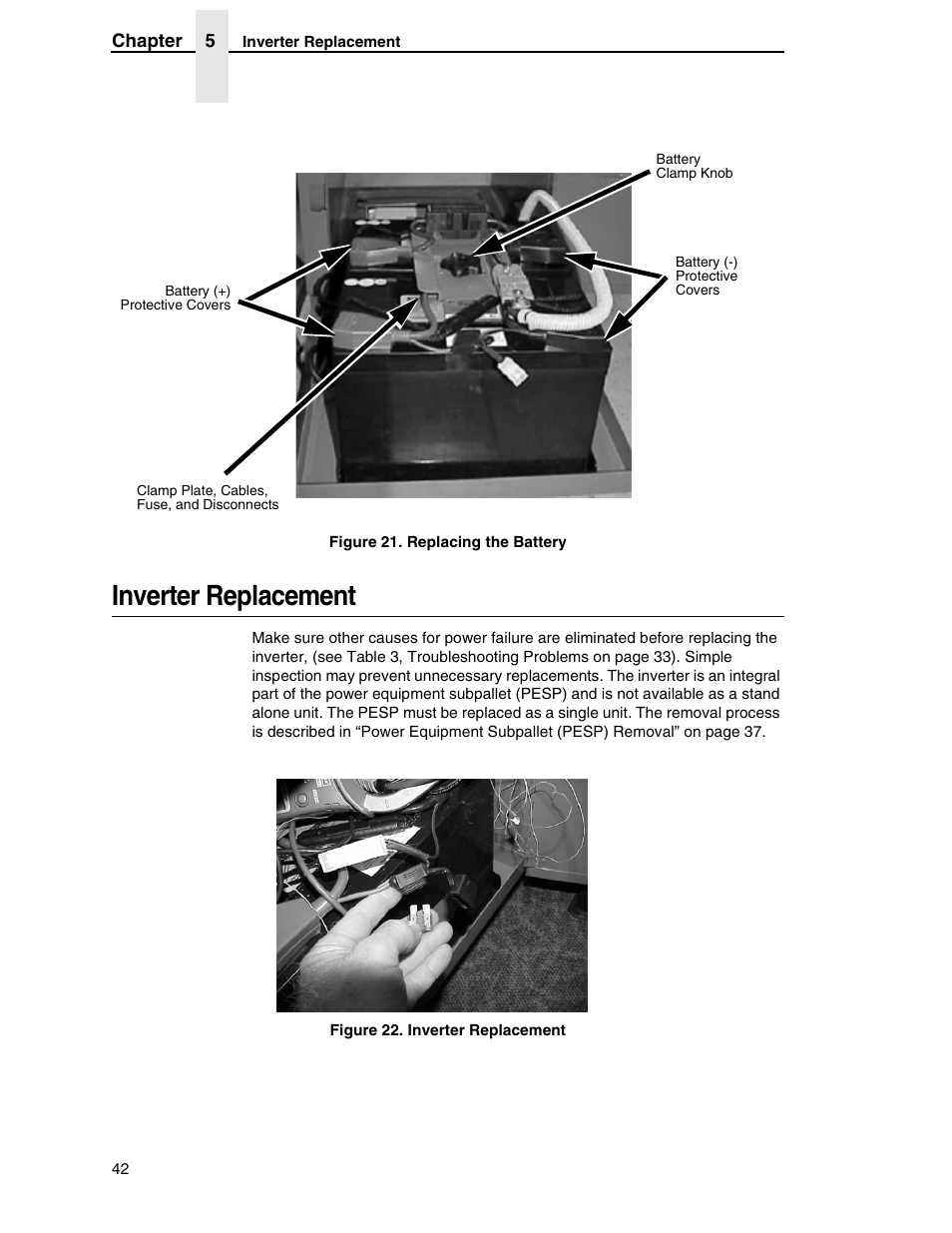 Inverter replacement | Printronix PrintCart User Manual | Page 42 / 62