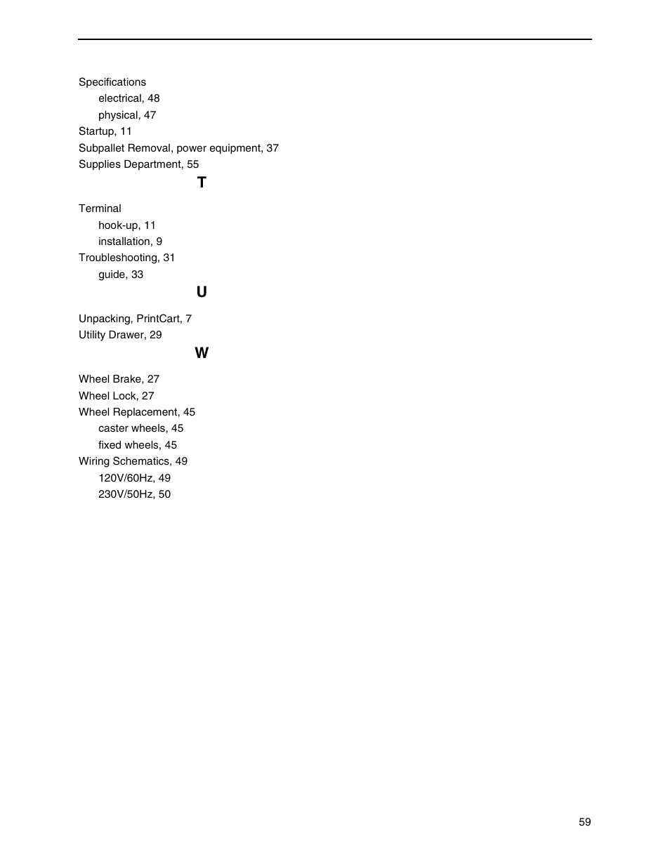 Printronix PrintCart User Manual | Page 59 / 62