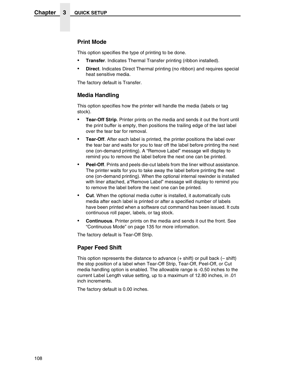 Printronix SL5000r RFID Smart Label and Thermal Printers User Manual | Page 108 / 394