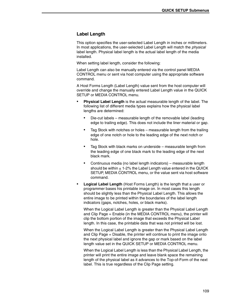 Printronix SL5000r RFID Smart Label and Thermal Printers User Manual | Page 109 / 394