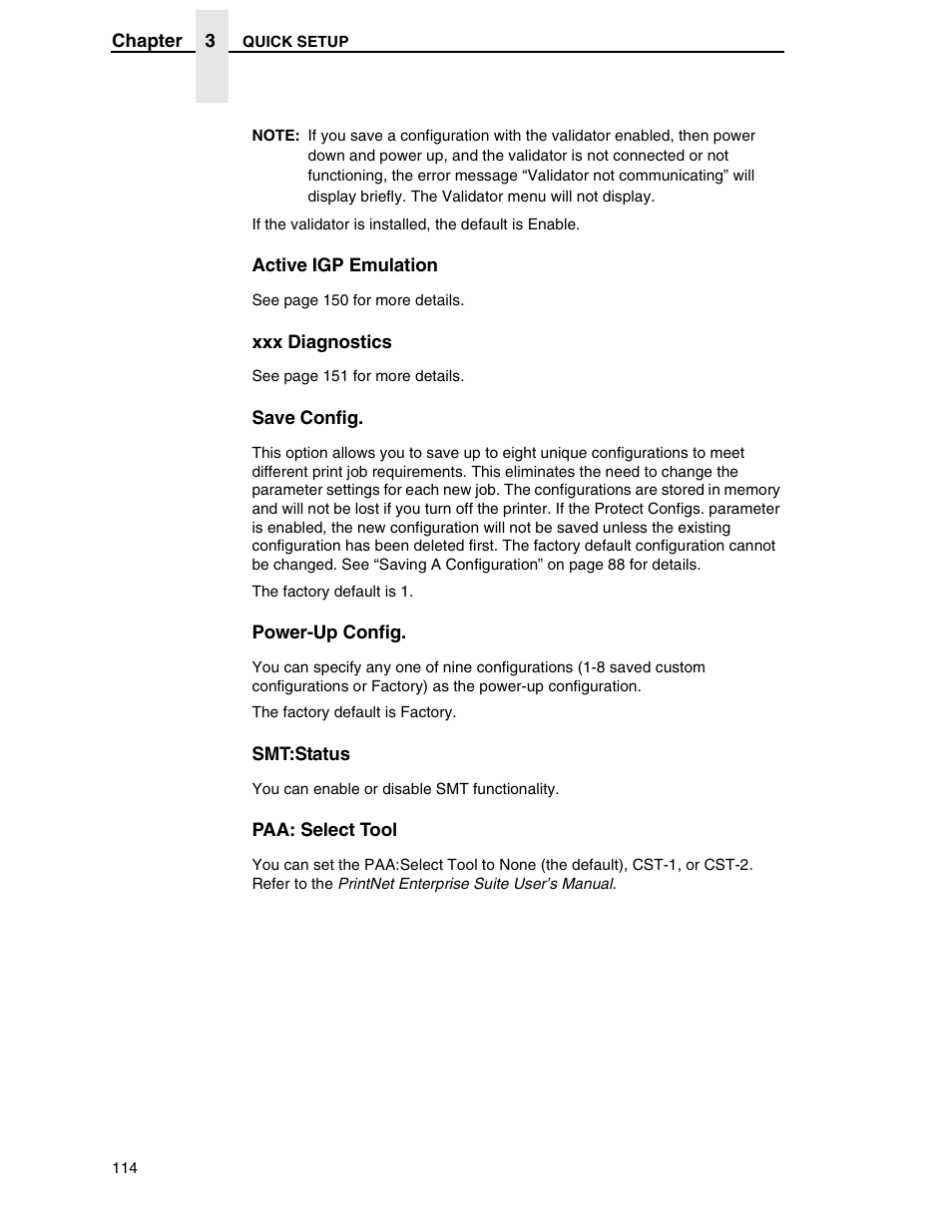 Printronix SL5000r RFID Smart Label and Thermal Printers User Manual | Page 114 / 394