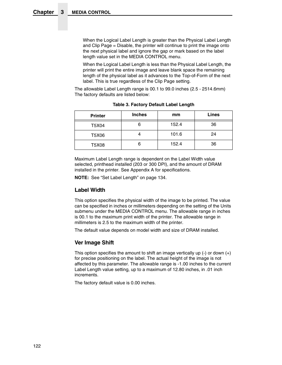 Printronix SL5000r RFID Smart Label and Thermal Printers User Manual | Page 122 / 394