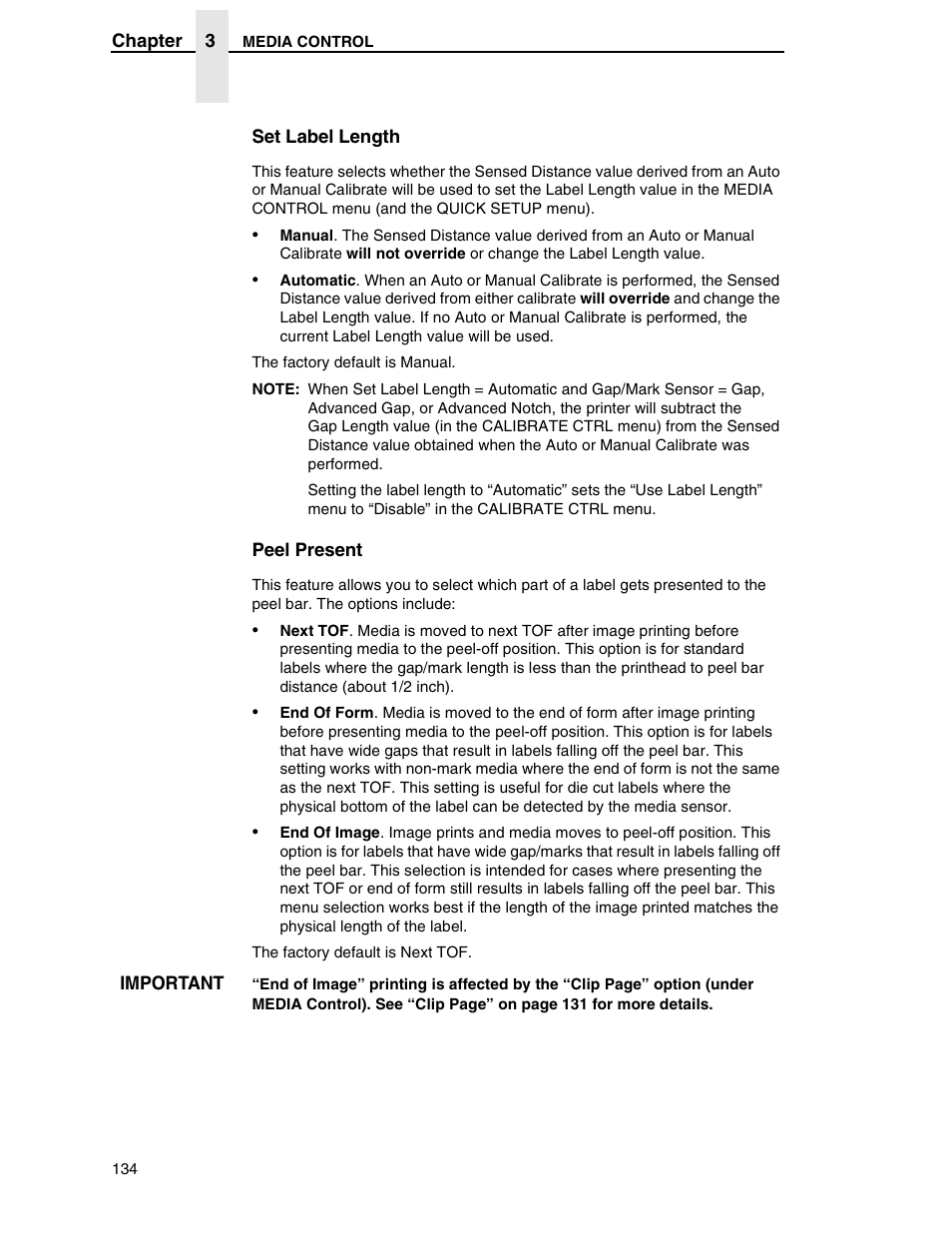 Printronix SL5000r RFID Smart Label and Thermal Printers User Manual | Page 134 / 394