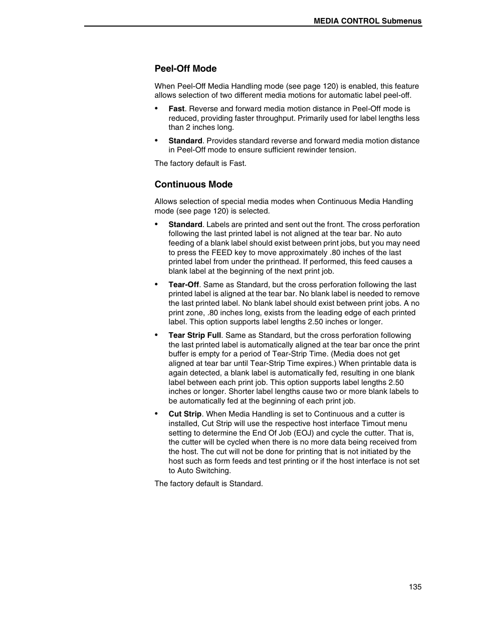 Printronix SL5000r RFID Smart Label and Thermal Printers User Manual | Page 135 / 394