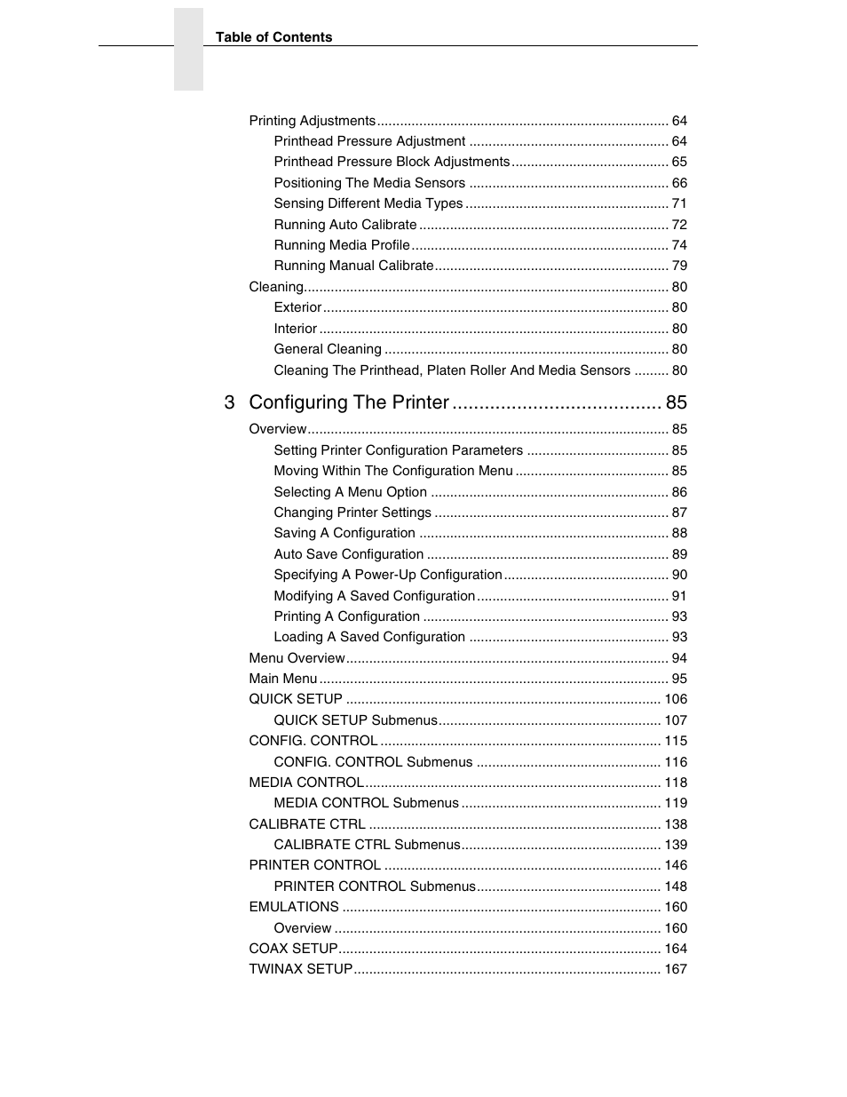 3 configuring the printer | Printronix SL5000r RFID Smart Label and Thermal Printers User Manual | Page 14 / 394