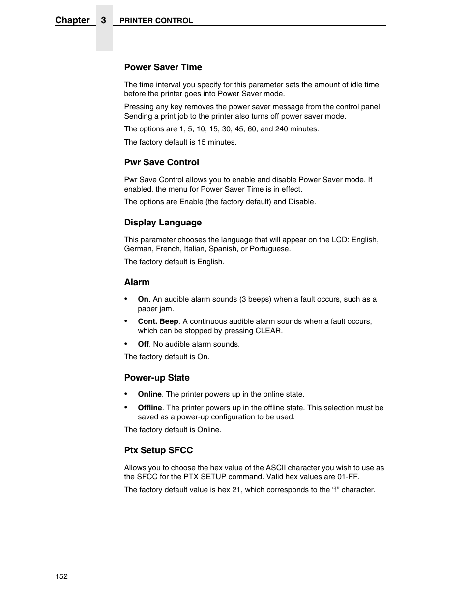 Printronix SL5000r RFID Smart Label and Thermal Printers User Manual | Page 152 / 394