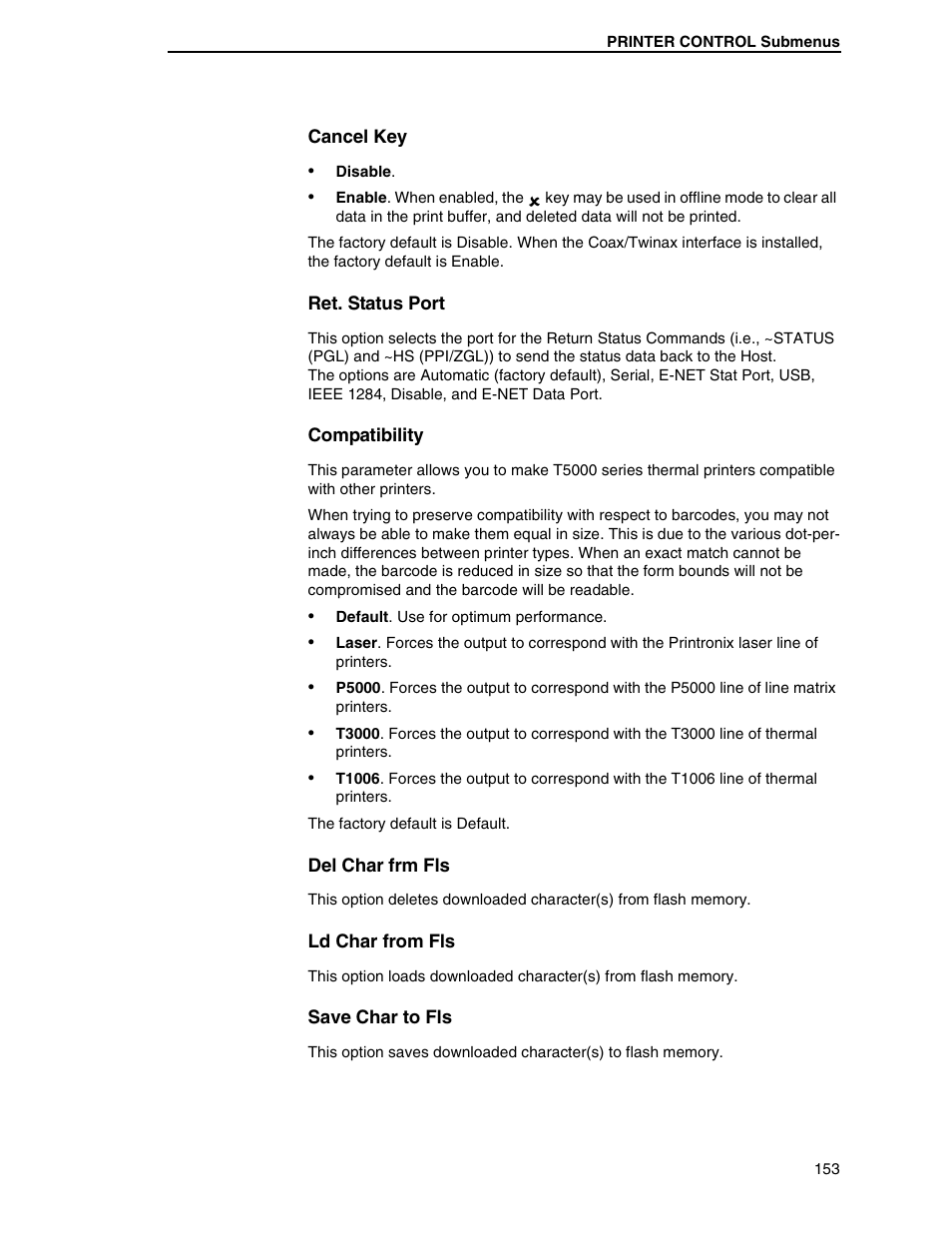 Printronix SL5000r RFID Smart Label and Thermal Printers User Manual | Page 153 / 394