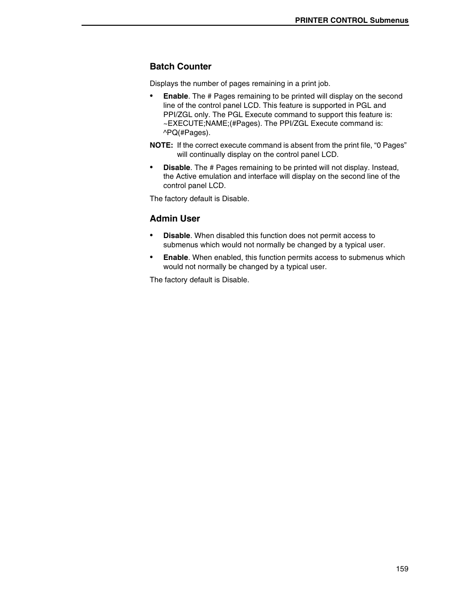 Printronix SL5000r RFID Smart Label and Thermal Printers User Manual | Page 159 / 394