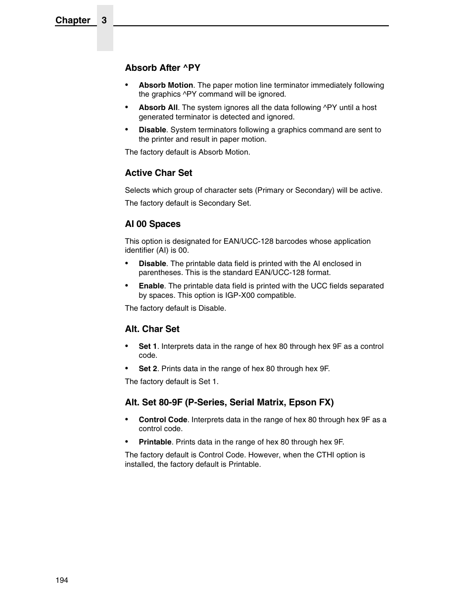 Printronix SL5000r RFID Smart Label and Thermal Printers User Manual | Page 194 / 394