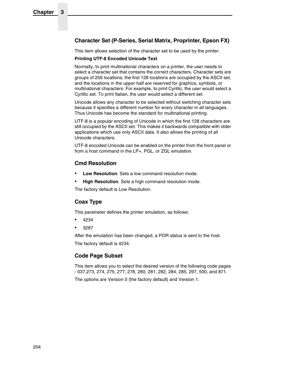 Printronix SL5000r RFID Smart Label and Thermal Printers User Manual | Page 204 / 394