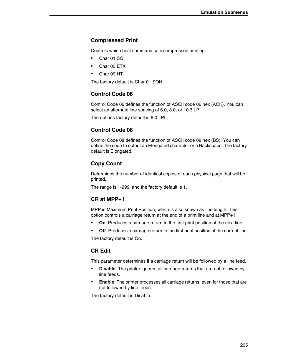 Printronix SL5000r RFID Smart Label and Thermal Printers User Manual | Page 205 / 394