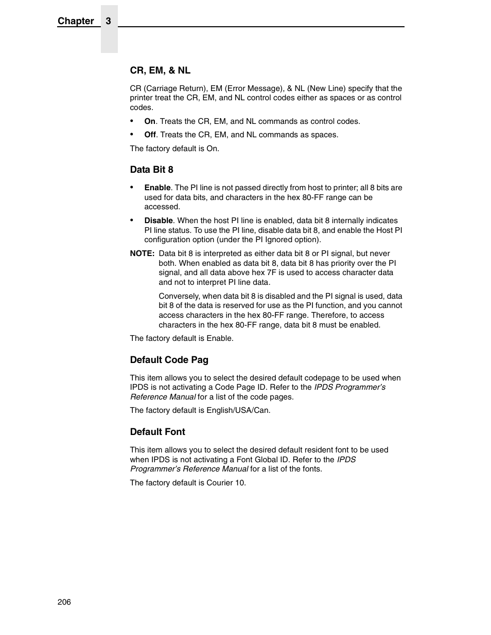 Printronix SL5000r RFID Smart Label and Thermal Printers User Manual | Page 206 / 394