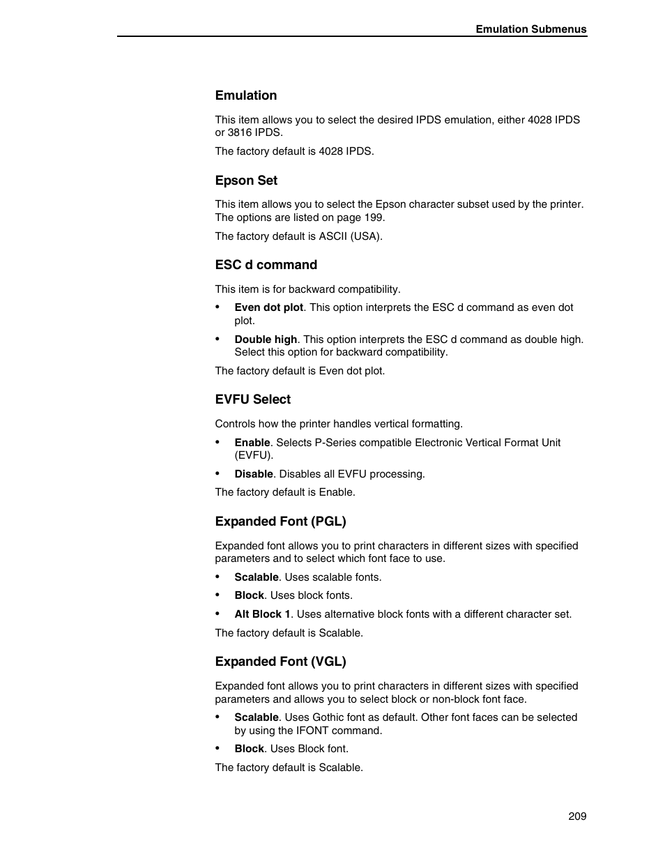 Printronix SL5000r RFID Smart Label and Thermal Printers User Manual | Page 209 / 394