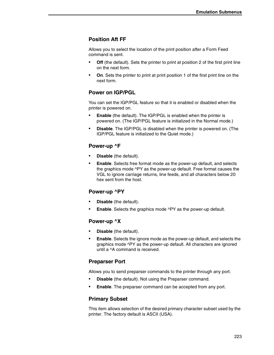 Printronix SL5000r RFID Smart Label and Thermal Printers User Manual | Page 223 / 394