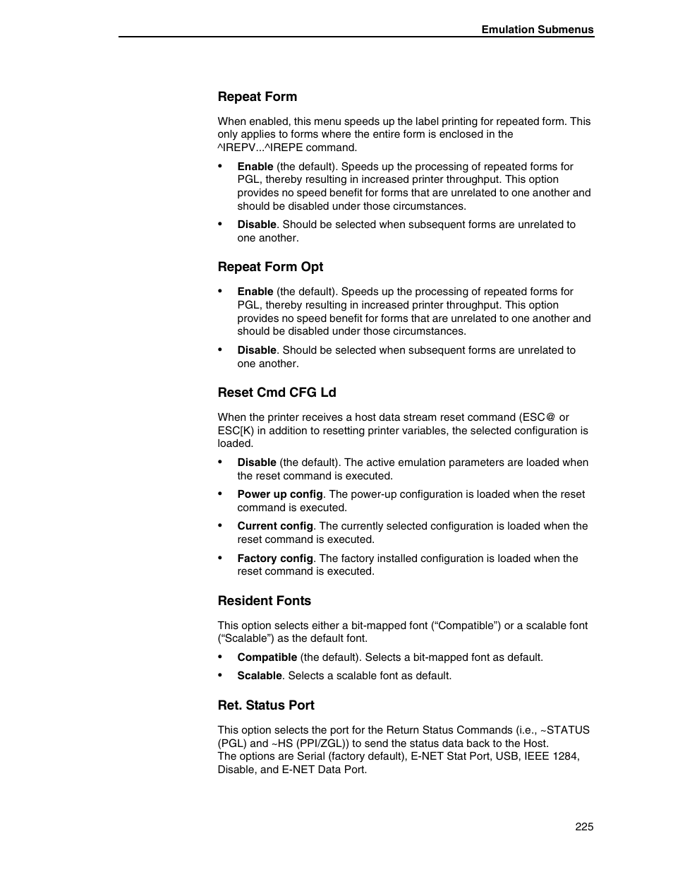 Printronix SL5000r RFID Smart Label and Thermal Printers User Manual | Page 225 / 394