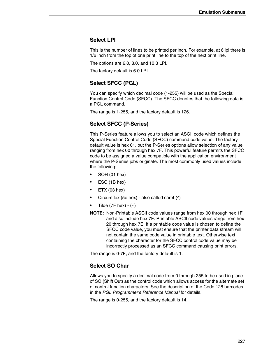 Printronix SL5000r RFID Smart Label and Thermal Printers User Manual | Page 227 / 394