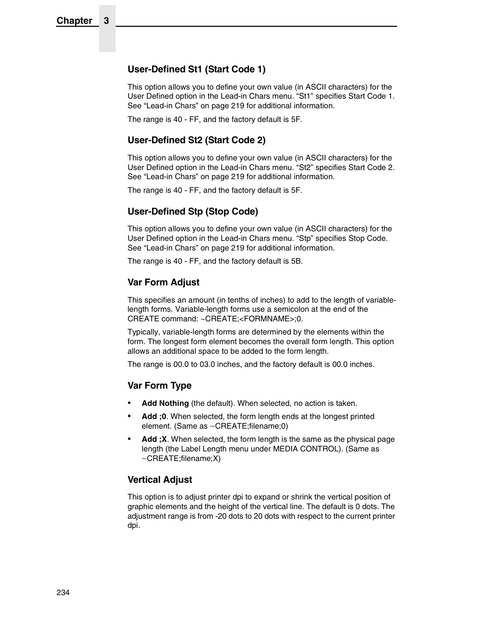 Printronix SL5000r RFID Smart Label and Thermal Printers User Manual | Page 234 / 394