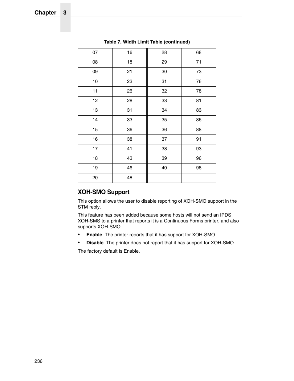 Xoh-smo support | Printronix SL5000r RFID Smart Label and Thermal Printers User Manual | Page 236 / 394