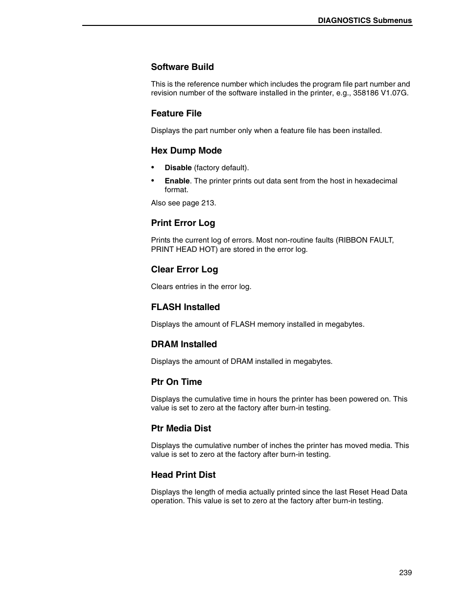 Printronix SL5000r RFID Smart Label and Thermal Printers User Manual | Page 239 / 394