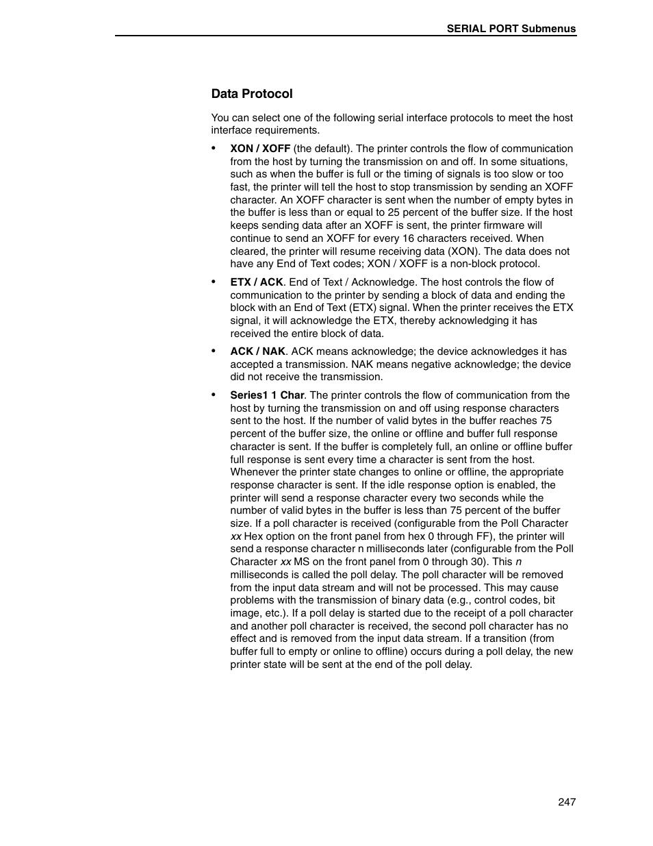 Printronix SL5000r RFID Smart Label and Thermal Printers User Manual | Page 247 / 394