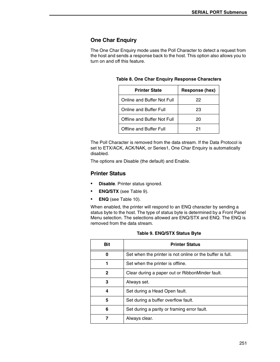 Printronix SL5000r RFID Smart Label and Thermal Printers User Manual | Page 251 / 394