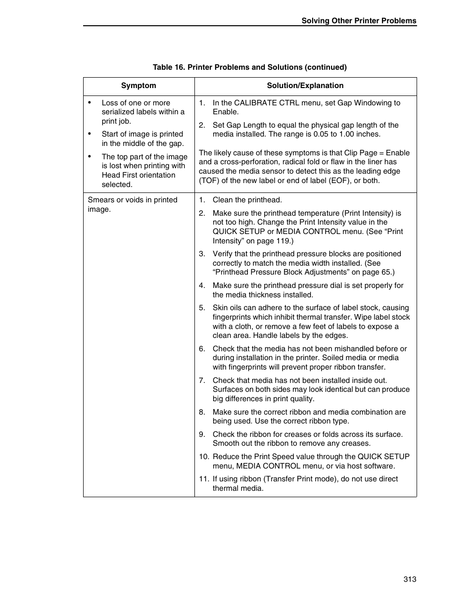 Printronix SL5000r RFID Smart Label and Thermal Printers User Manual | Page 313 / 394