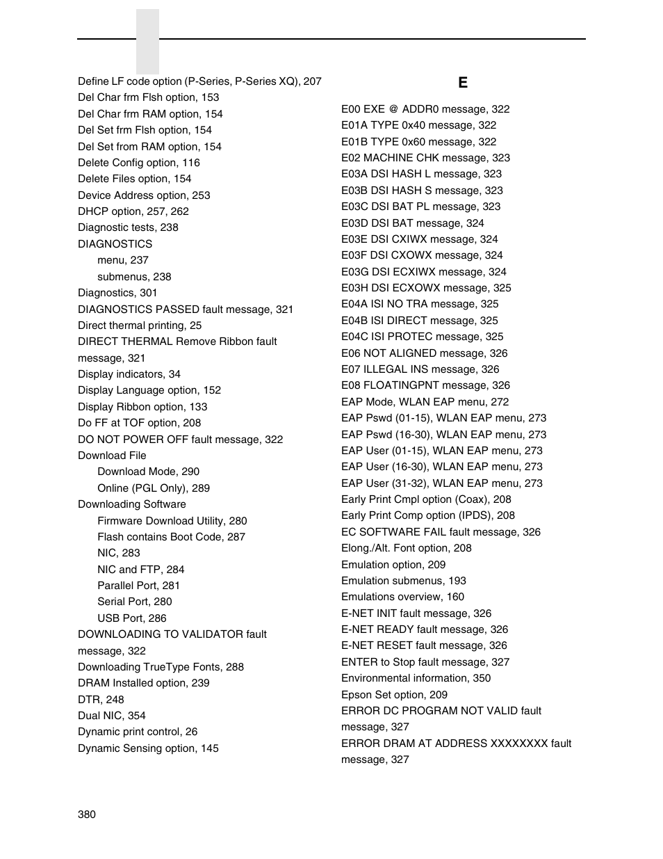 Printronix SL5000r RFID Smart Label and Thermal Printers User Manual | Page 380 / 394