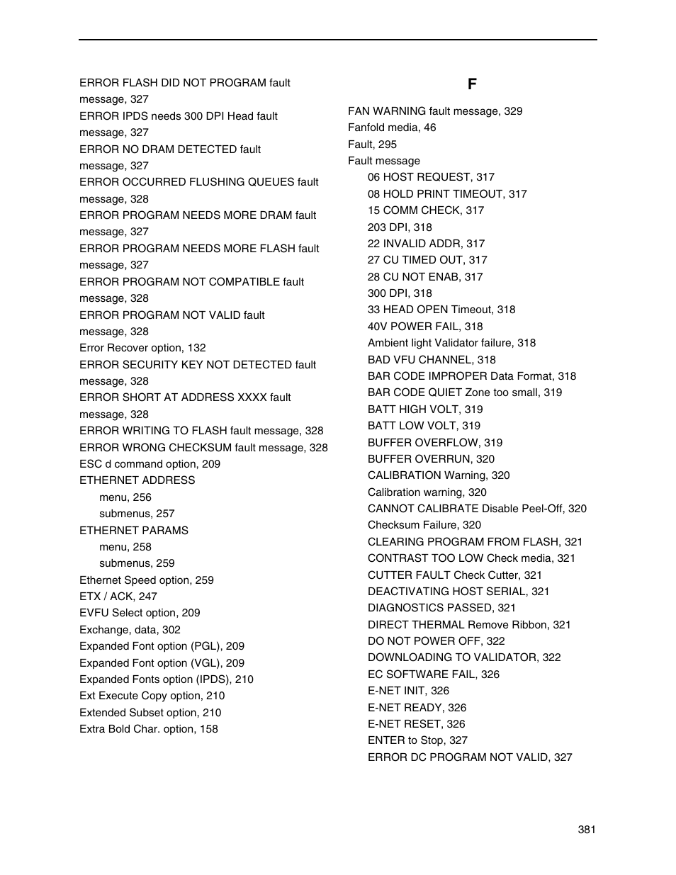 Printronix SL5000r RFID Smart Label and Thermal Printers User Manual | Page 381 / 394