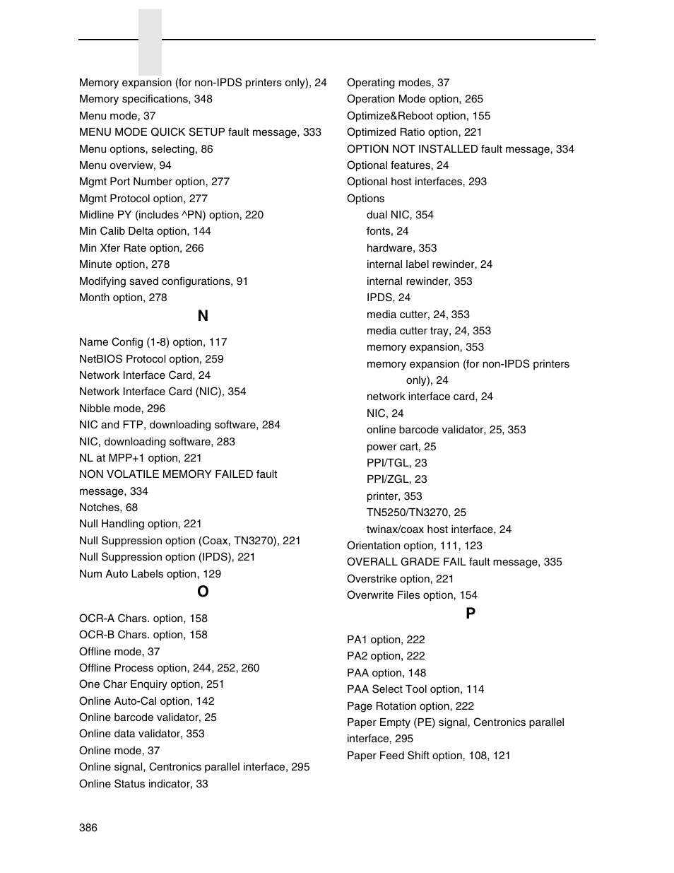 Printronix SL5000r RFID Smart Label and Thermal Printers User Manual | Page 386 / 394