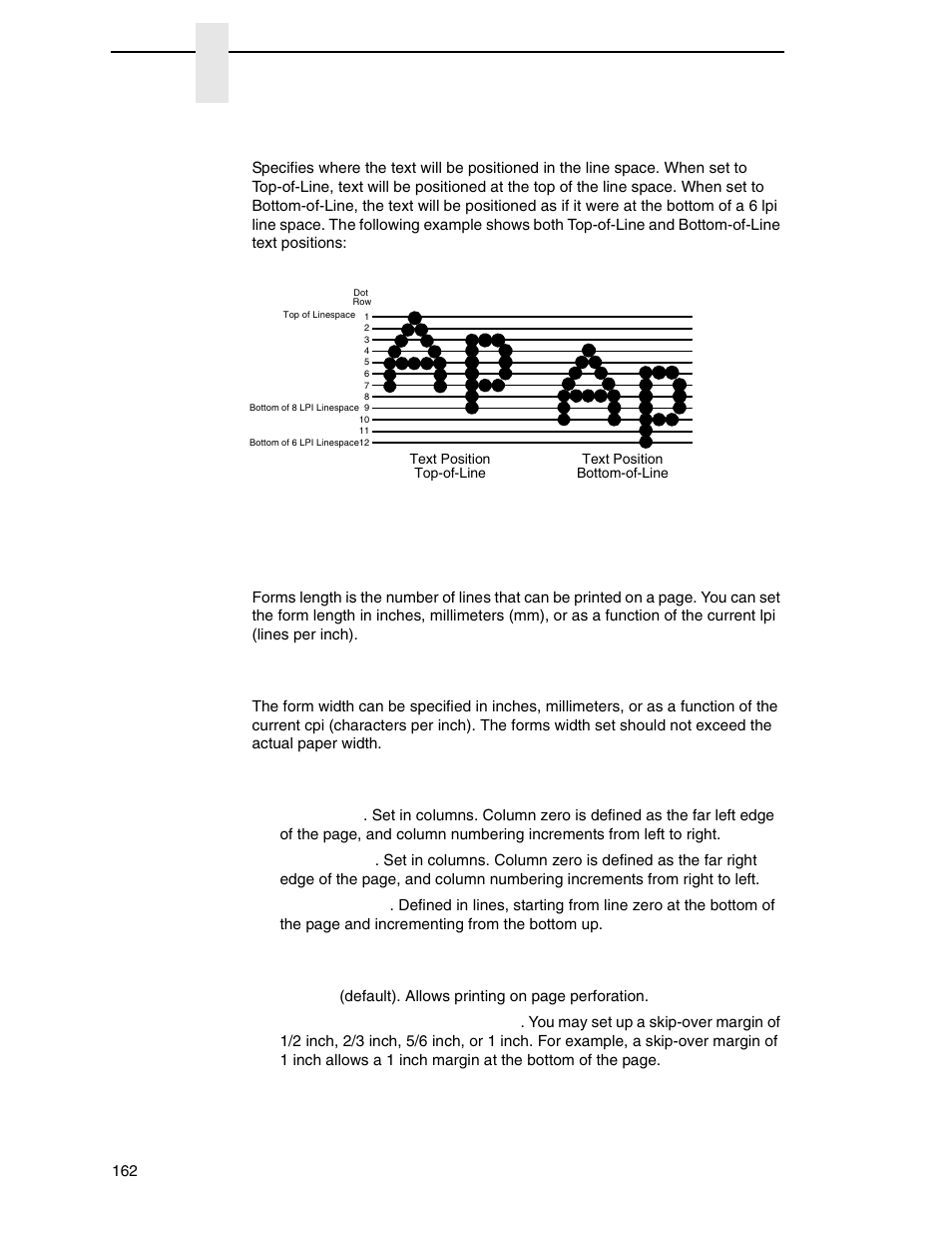 Page format, Chapter 4 | Printronix P7000 Cartridge Ribbon Printer User Manual | Page 162 / 378