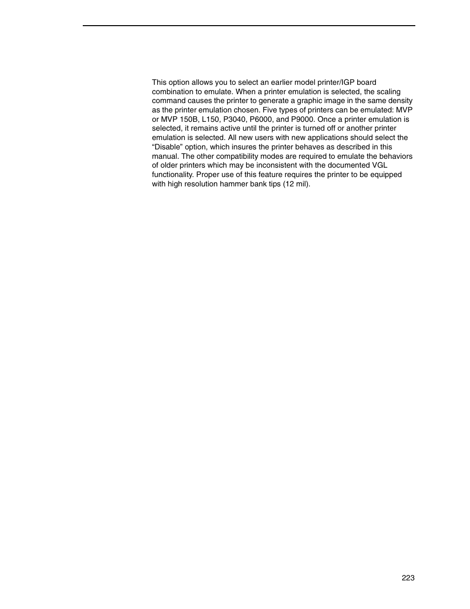 Printronix P7000 Cartridge Ribbon Printer User Manual | Page 223 / 378