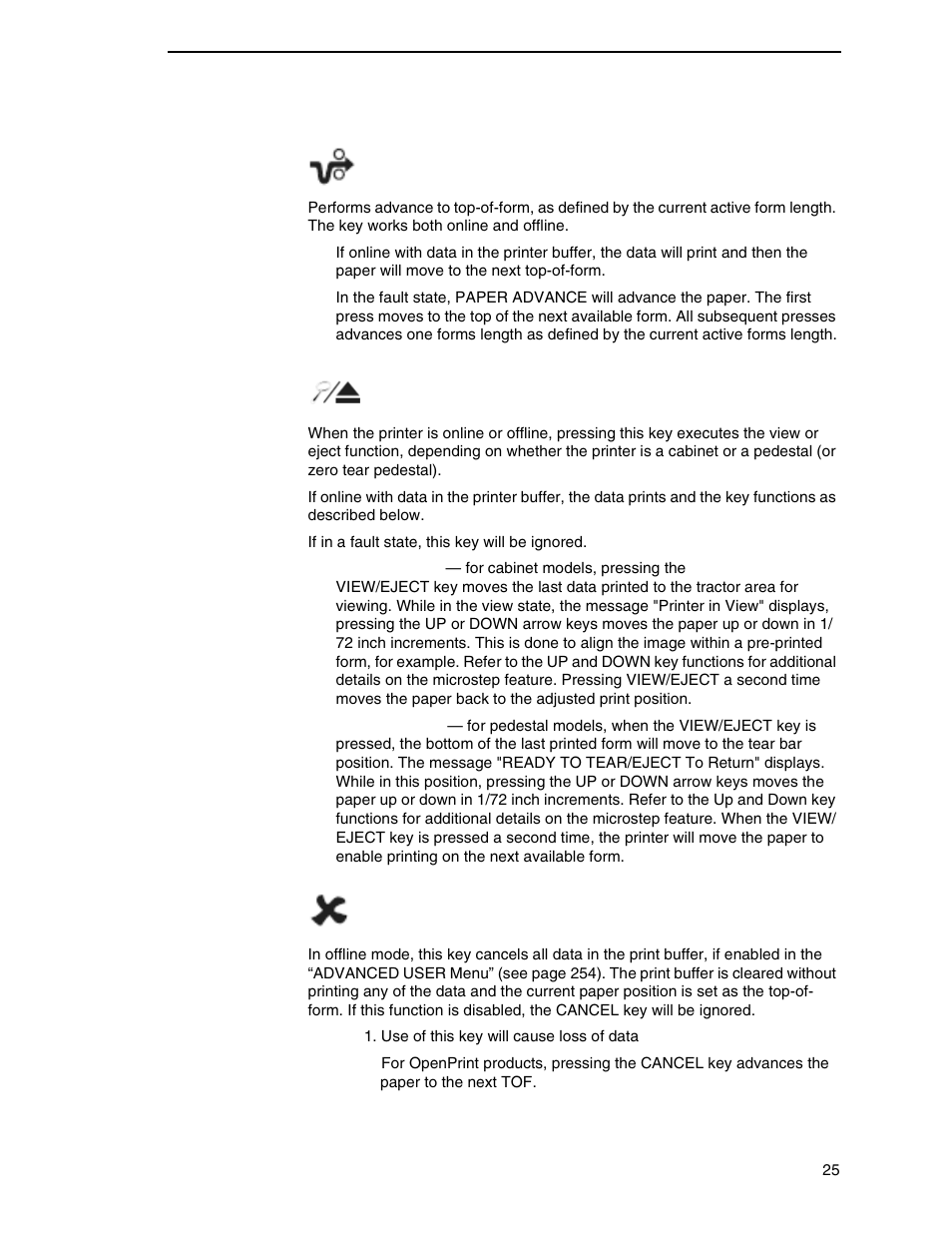 Printronix P7000 Cartridge Ribbon Printer User Manual | Page 25 / 378