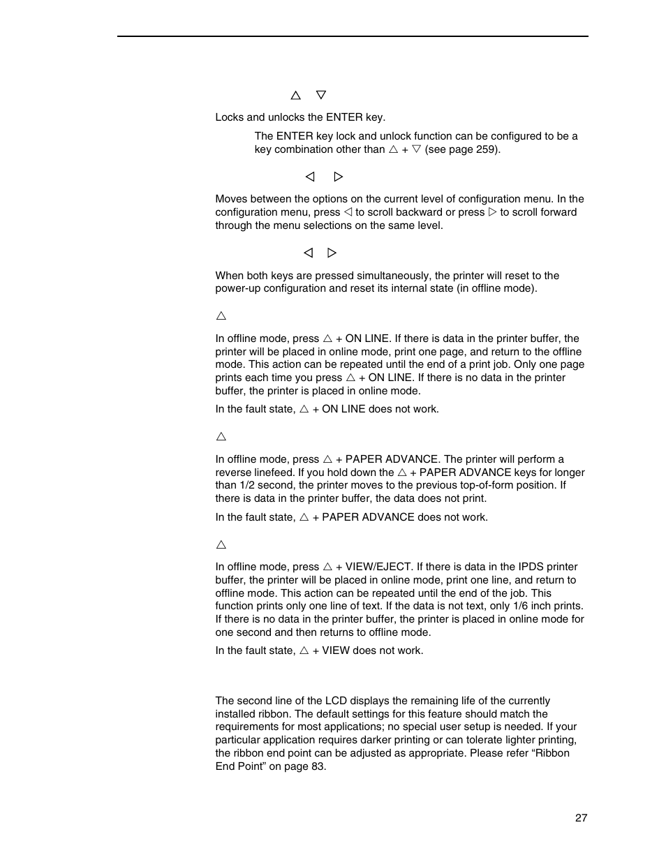 Printronix P7000 Cartridge Ribbon Printer User Manual | Page 27 / 378