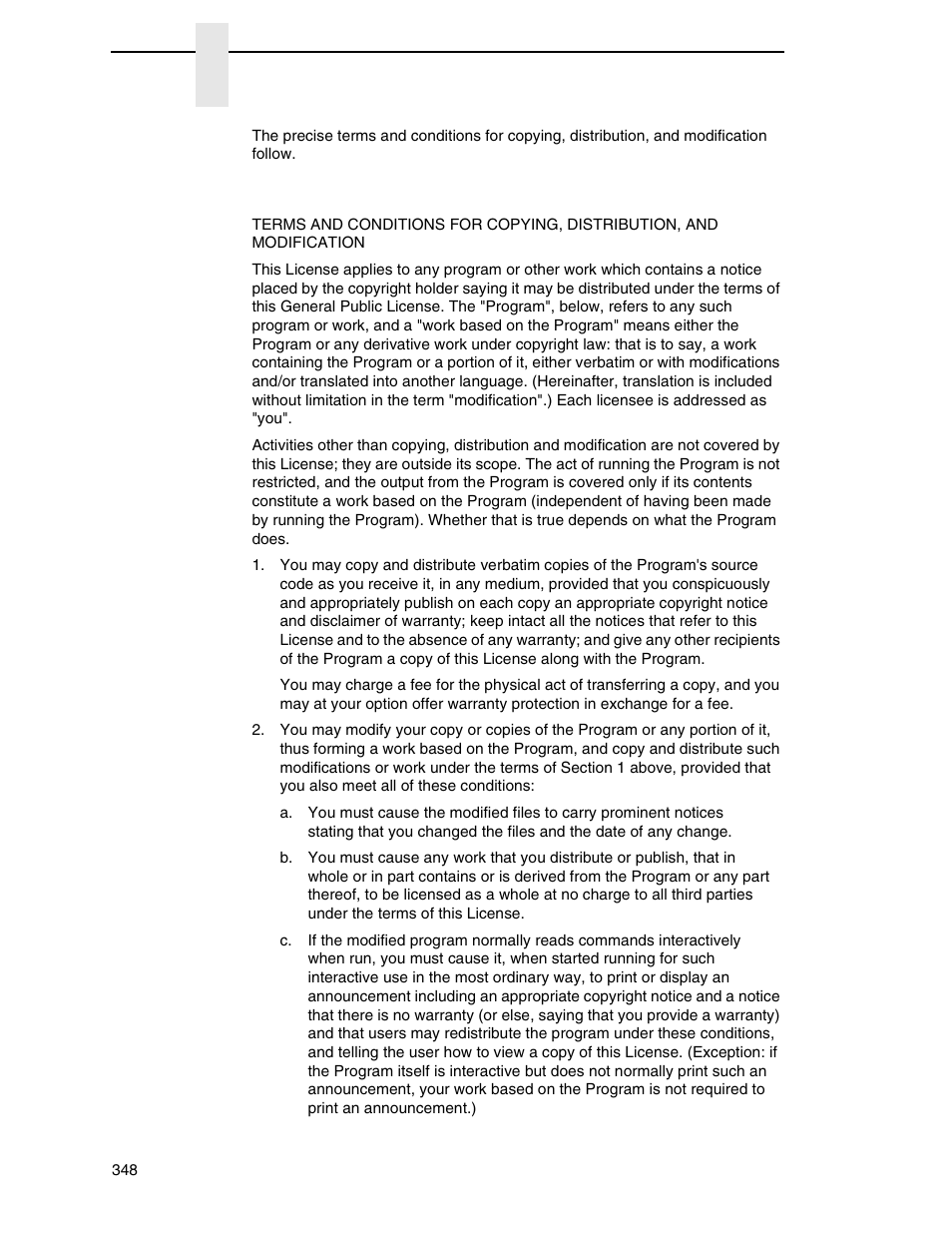 Gnu general public license | Printronix P7000 Cartridge Ribbon Printer User Manual | Page 348 / 378