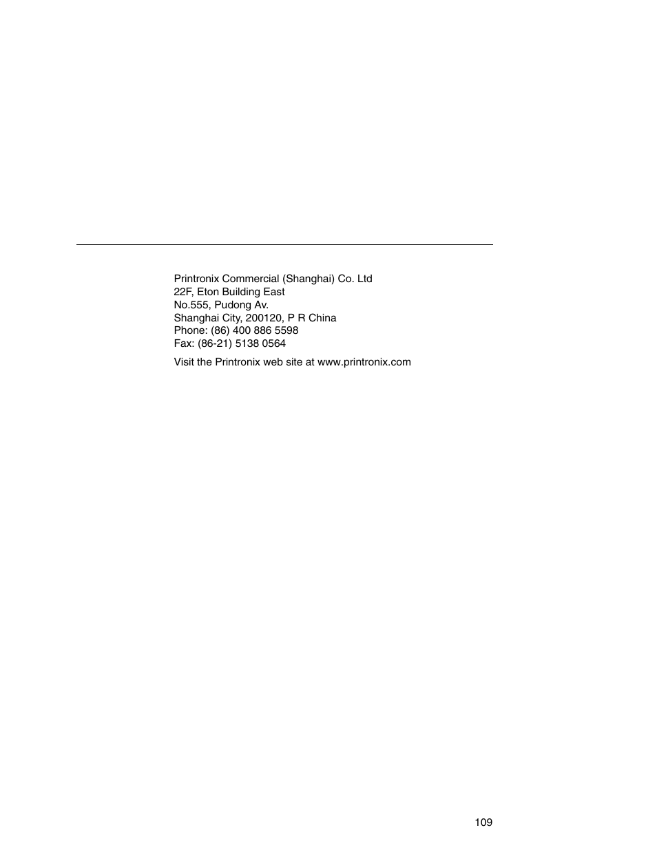 Printronix Online Data Validator User Manual | Page 109 / 116