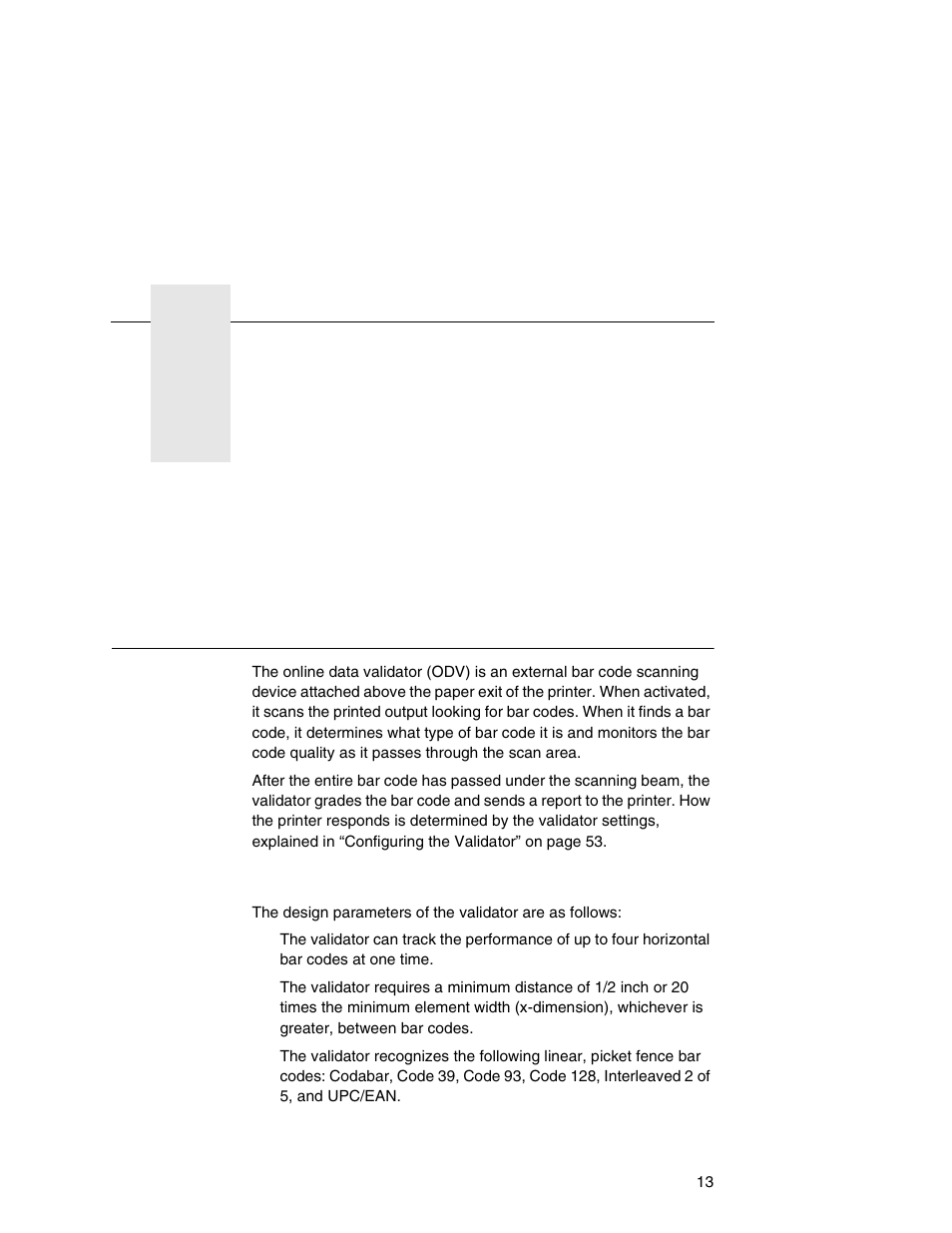 1 installation instructions, Overview, Operational parameters | Installation instructions | Printronix Online Data Validator User Manual | Page 13 / 116