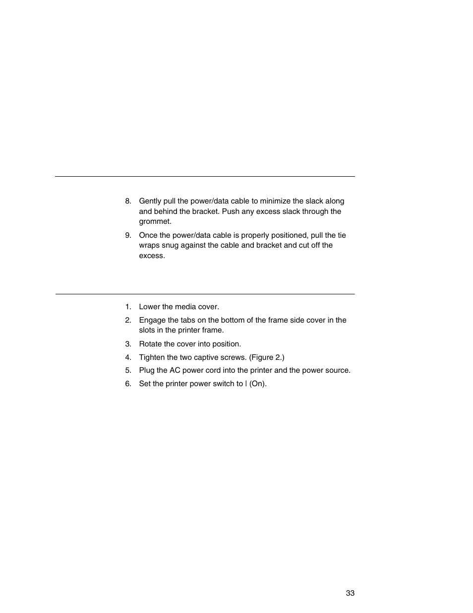 Restore the printer to operation | Printronix Online Data Validator User Manual | Page 33 / 116