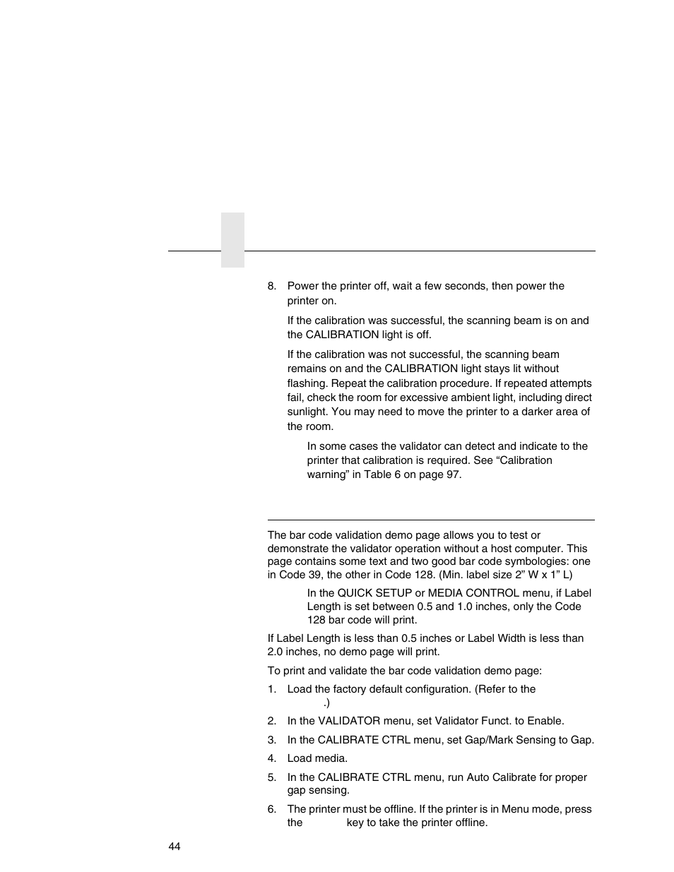 Bar code validation demo page | Printronix Online Data Validator User Manual | Page 44 / 116