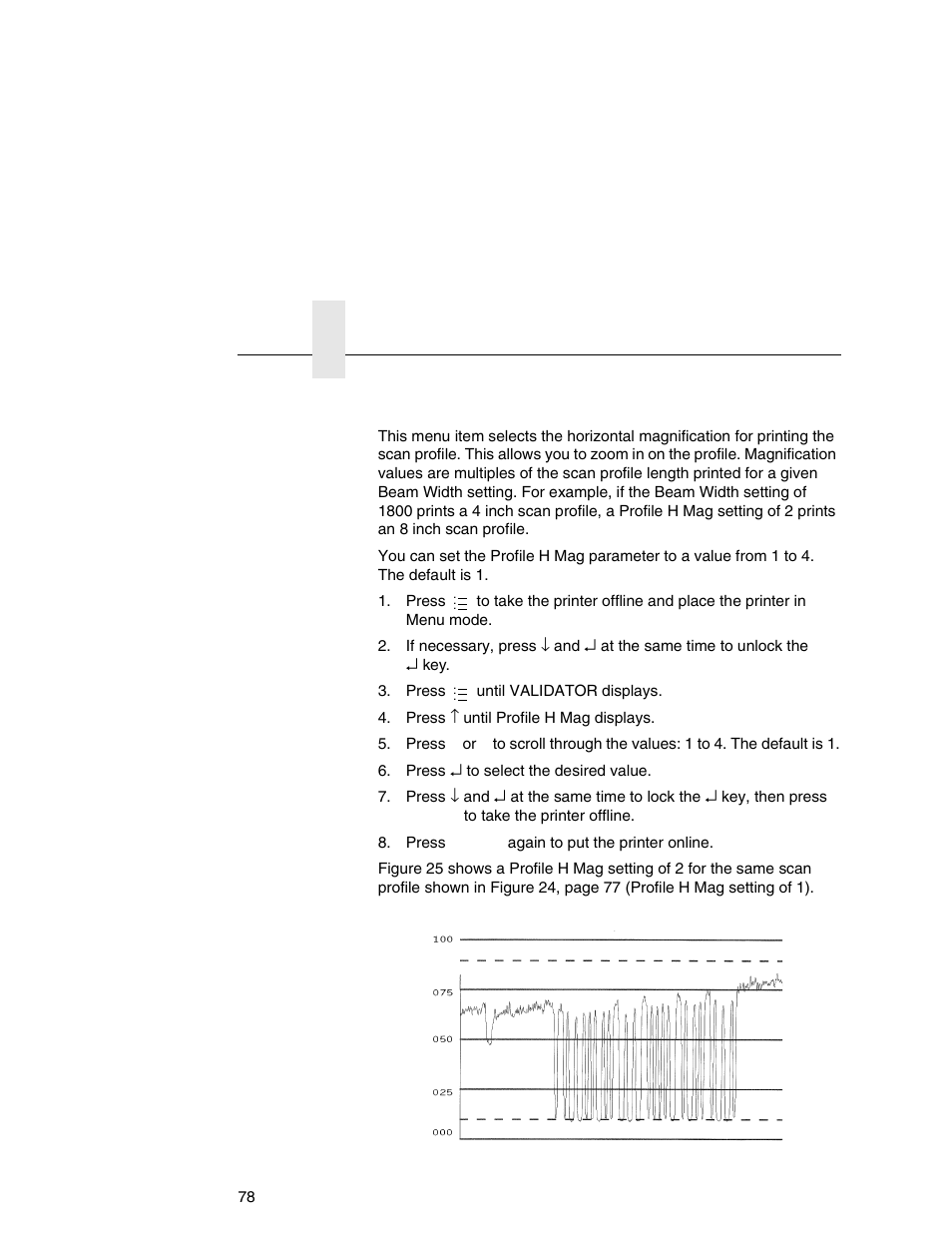 Profile h mag | Printronix Online Data Validator User Manual | Page 78 / 116