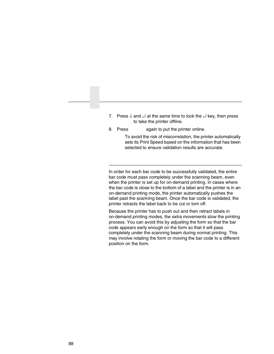 On-demand printing | Printronix Online Data Validator User Manual | Page 88 / 116