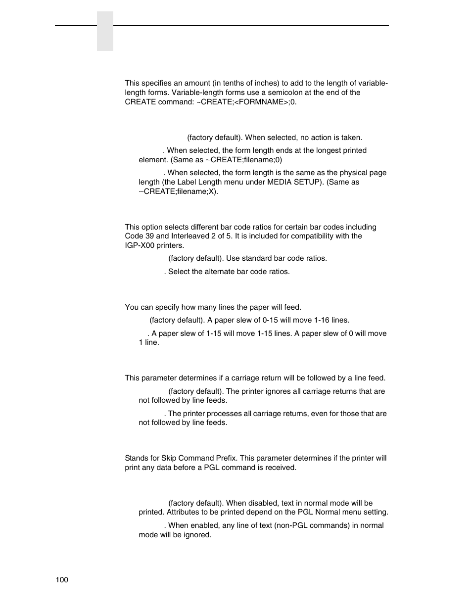 Printronix SL4M User Manual | Page 100 / 308