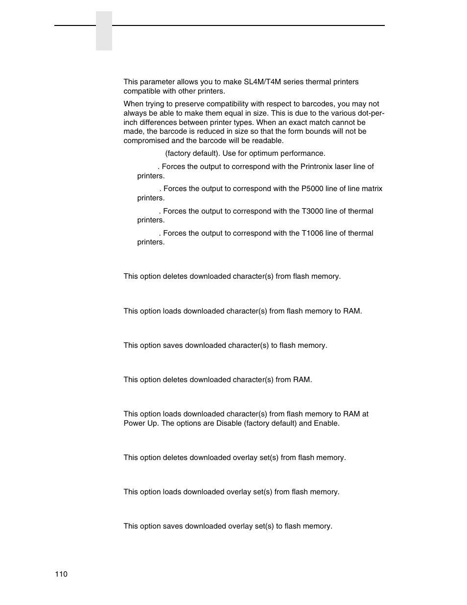 Printronix SL4M User Manual | Page 110 / 308